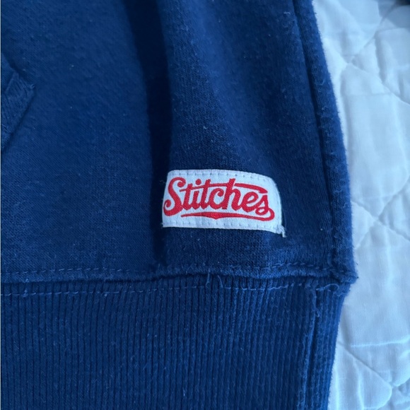 Stitches Navy Blue Astros Hoodie with Logo - Picture 4 of 4